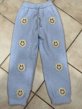 Lola + The Boys periwinkle Plush joggers
